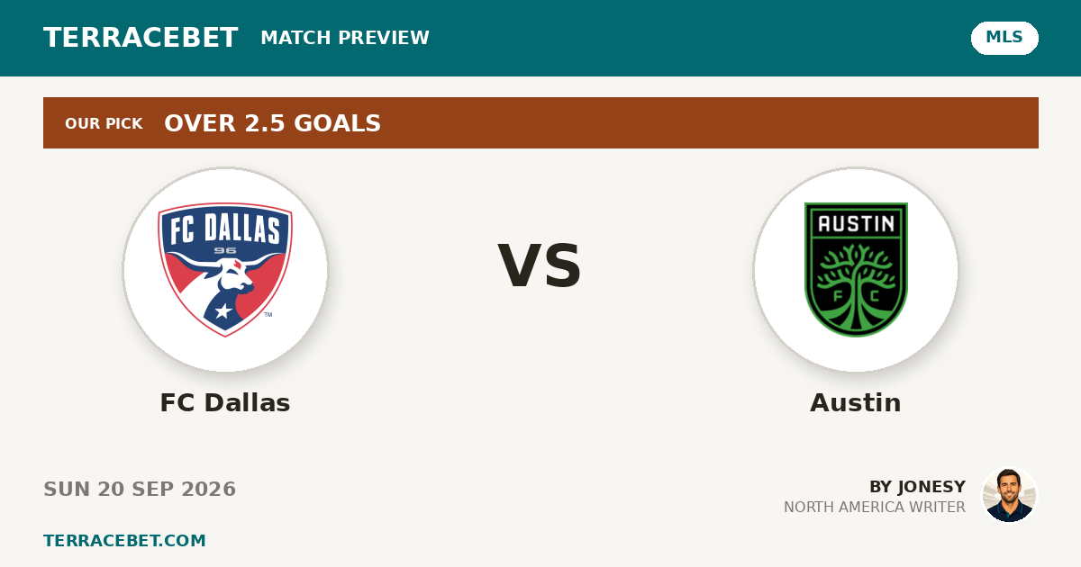 FC Dallas vs Austin preview by Jonesy for TerraceBet