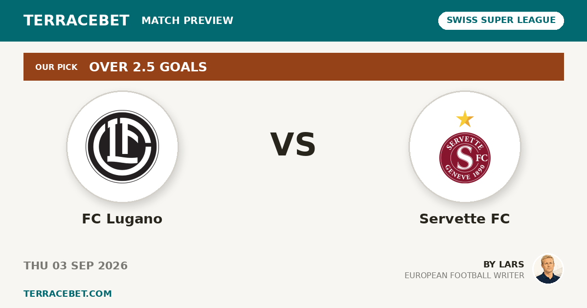 FC Lugano vs Servette FC preview by Lars for TerraceBet