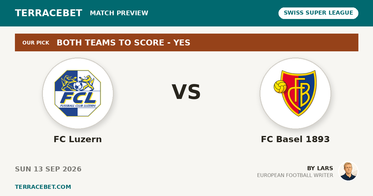 FC Luzern vs FC Basel 1893 preview by Lars for TerraceBet
