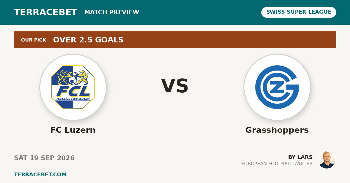 FC Luzern vs Grasshoppers preview by Lars for TerraceBet