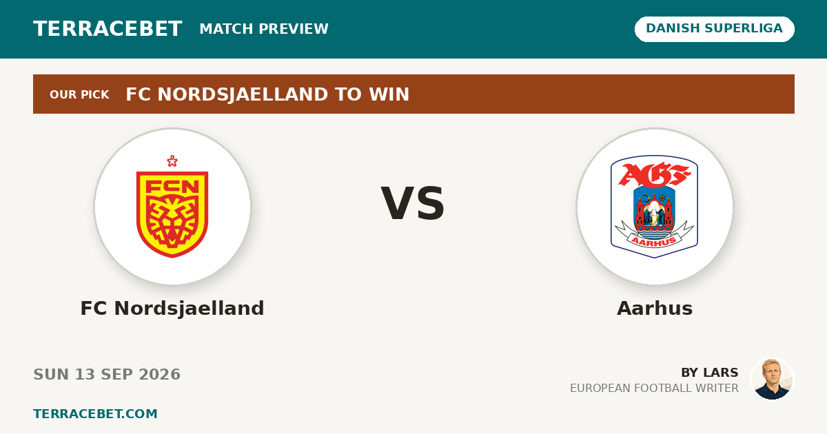 FC Nordsjaelland vs Aarhus preview by Lars for TerraceBet