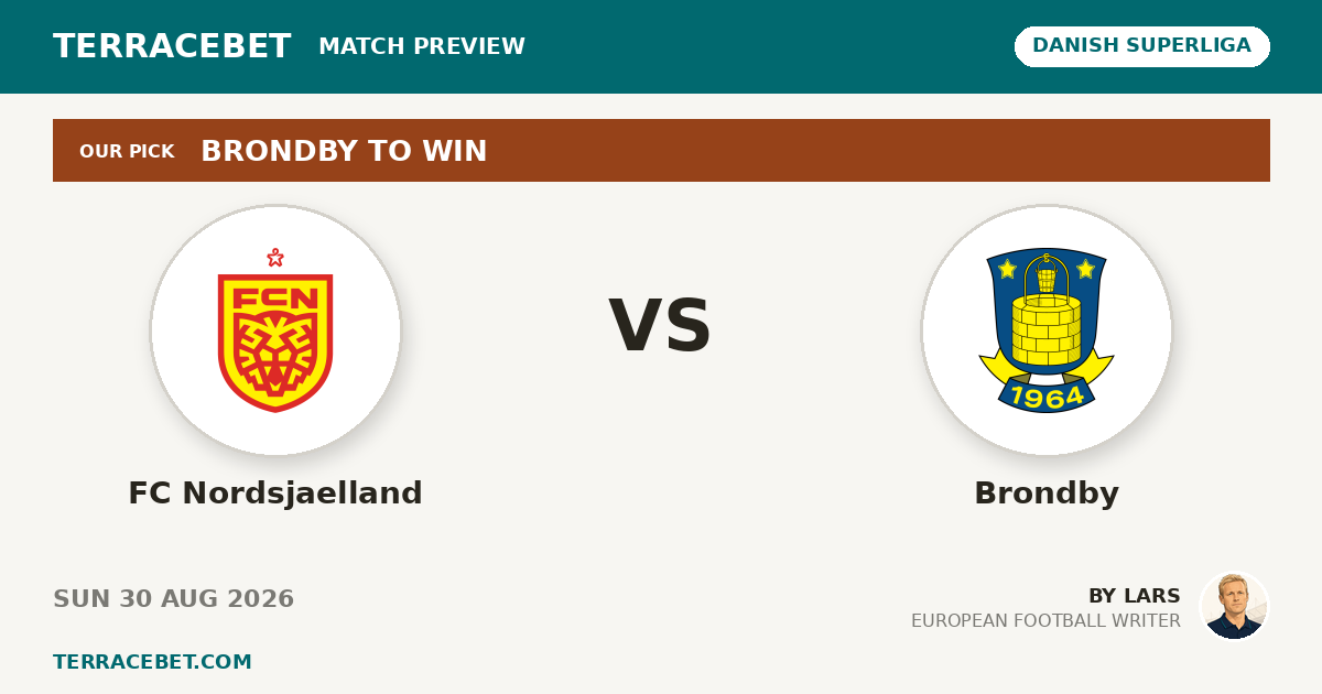 FC Nordsjaelland vs Brondby preview by Lars for TerraceBet