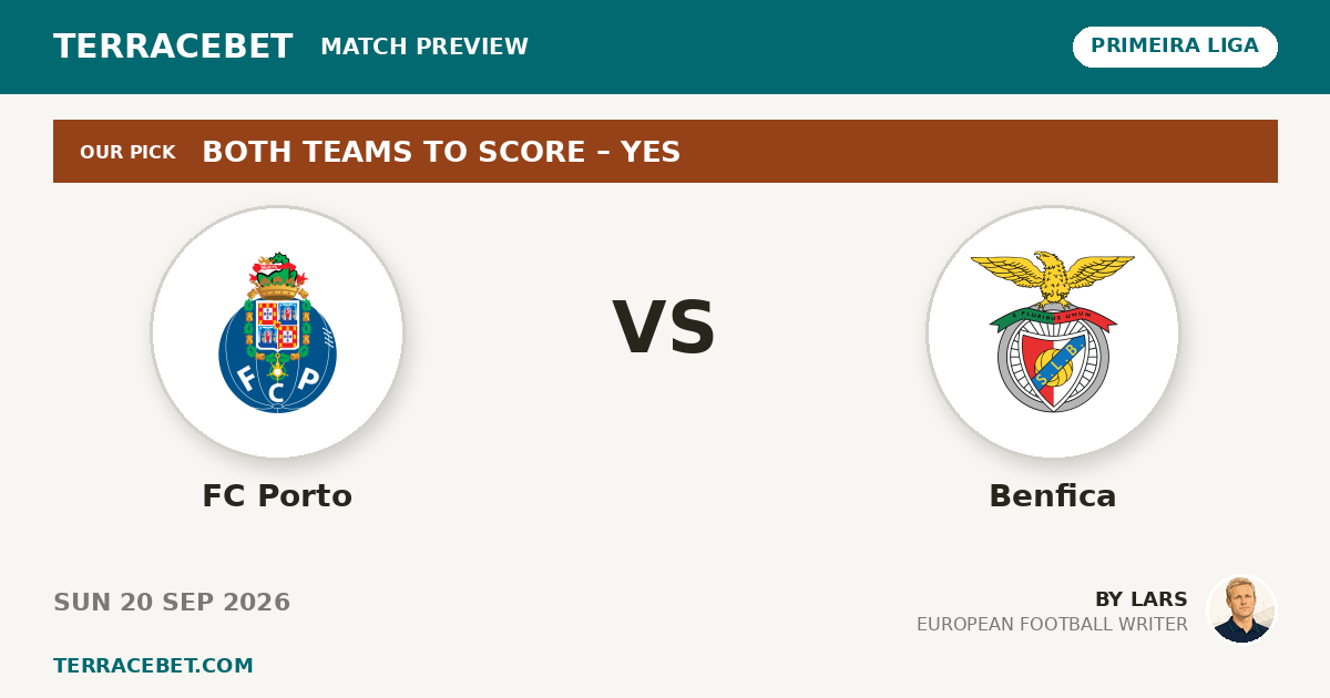 FC Porto vs Benfica preview by Lars for TerraceBet