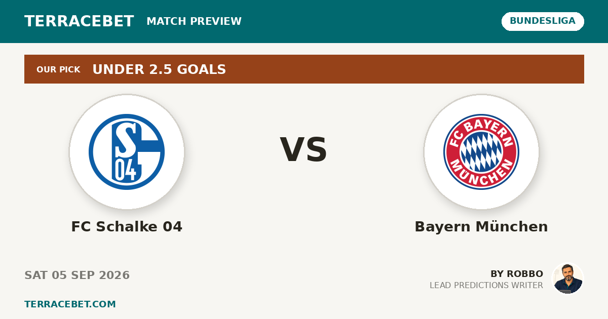 FC Schalke 04 vs Bayern München preview by Robbo for TerraceBet