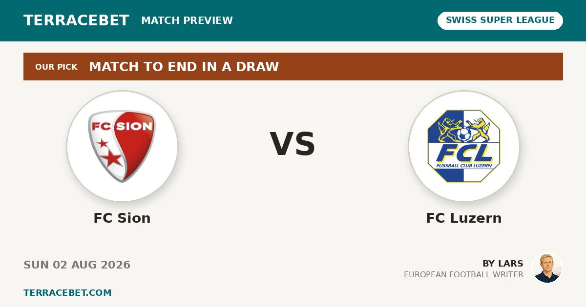 FC Sion vs FC Luzern preview by Lars for TerraceBet