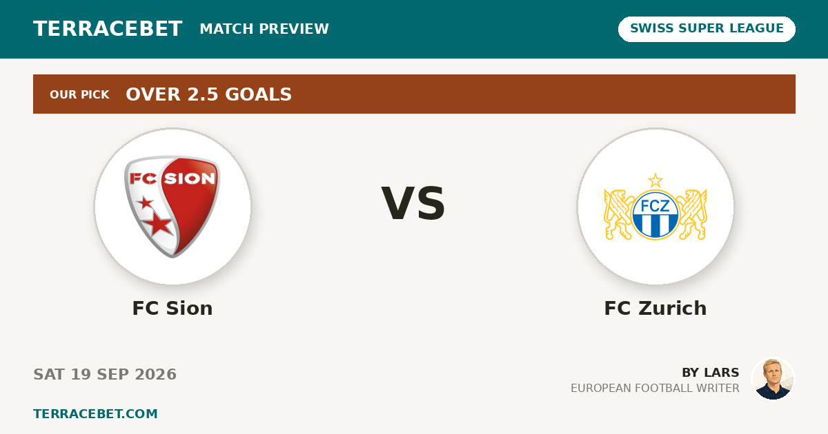 FC Sion vs FC Zurich preview by Lars for TerraceBet