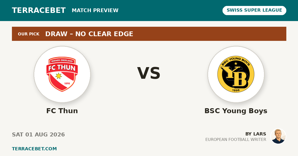 FC Thun vs BSC Young Boys preview by Lars for TerraceBet