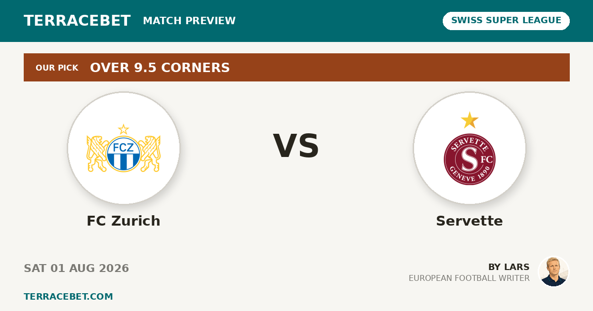 FC Zurich vs Servette preview by Lars for TerraceBet