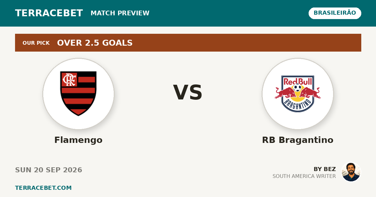 Flamengo vs RB Bragantino preview by Bez for TerraceBet