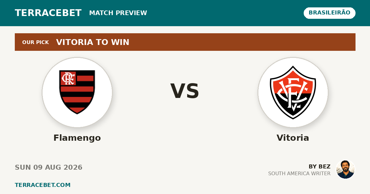 Flamengo vs Vitoria preview by Bez for TerraceBet