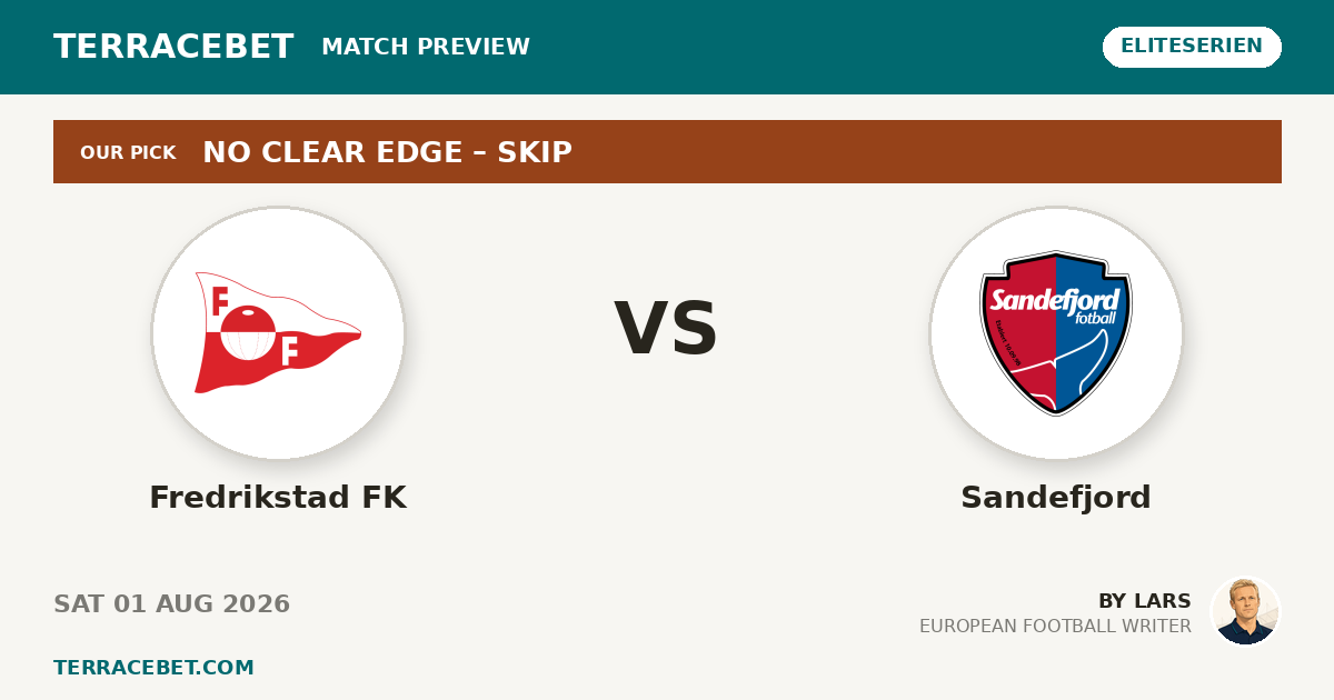 Fredrikstad FK vs Sandefjord preview by Lars for TerraceBet