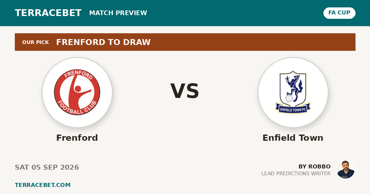 Frenford vs Enfield Town preview by Robbo for TerraceBet