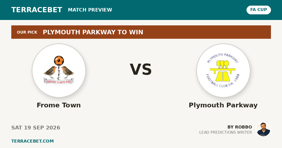 Frome Town vs Plymouth Parkway preview by Robbo for TerraceBet