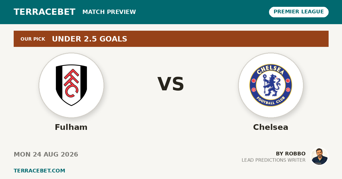 Fulham vs Chelsea preview by Robbo for TerraceBet