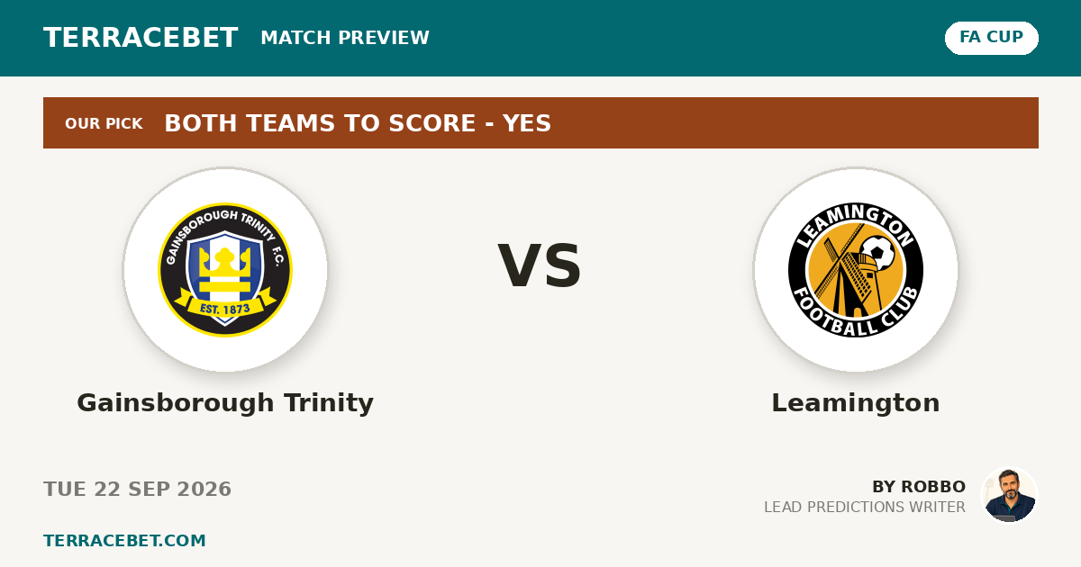 Gainsborough Trinity vs Leamington preview by Robbo for TerraceBet