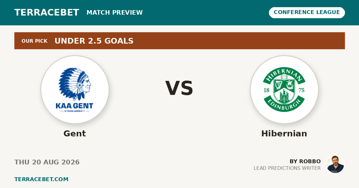 Gent vs Hibernian preview by Robbo for TerraceBet