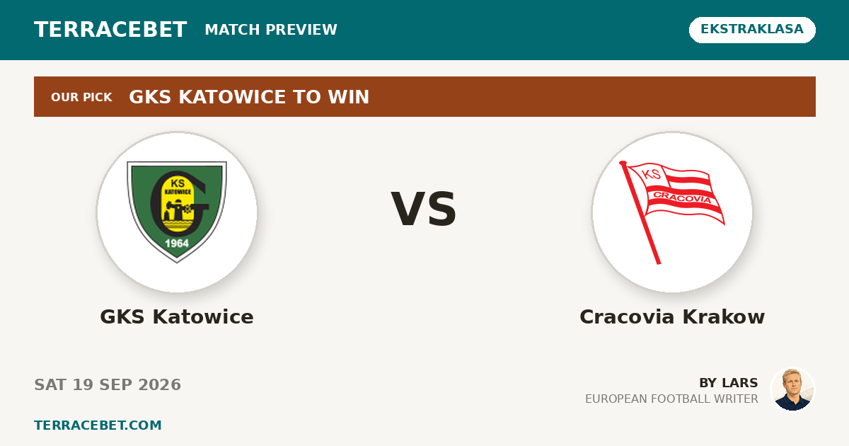 GKS Katowice vs Cracovia Krakow preview by Lars for TerraceBet
