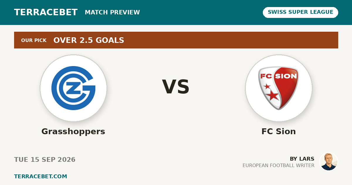 Grasshoppers vs FC Sion preview by Lars for TerraceBet