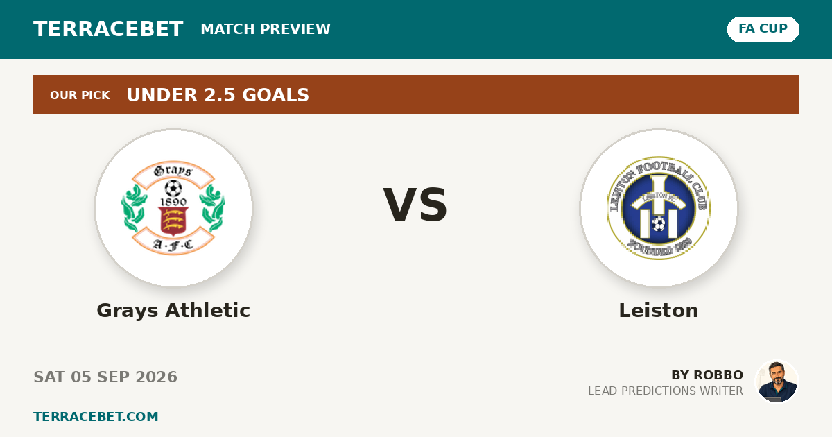 Grays Athletic vs Leiston preview by Robbo for TerraceBet