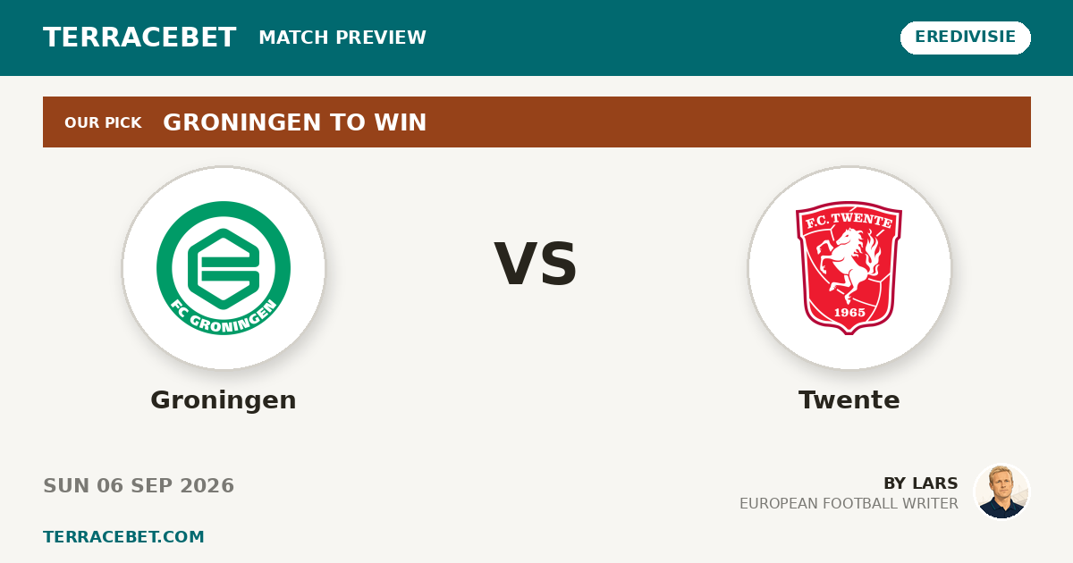 Groningen vs Twente preview by Lars for TerraceBet