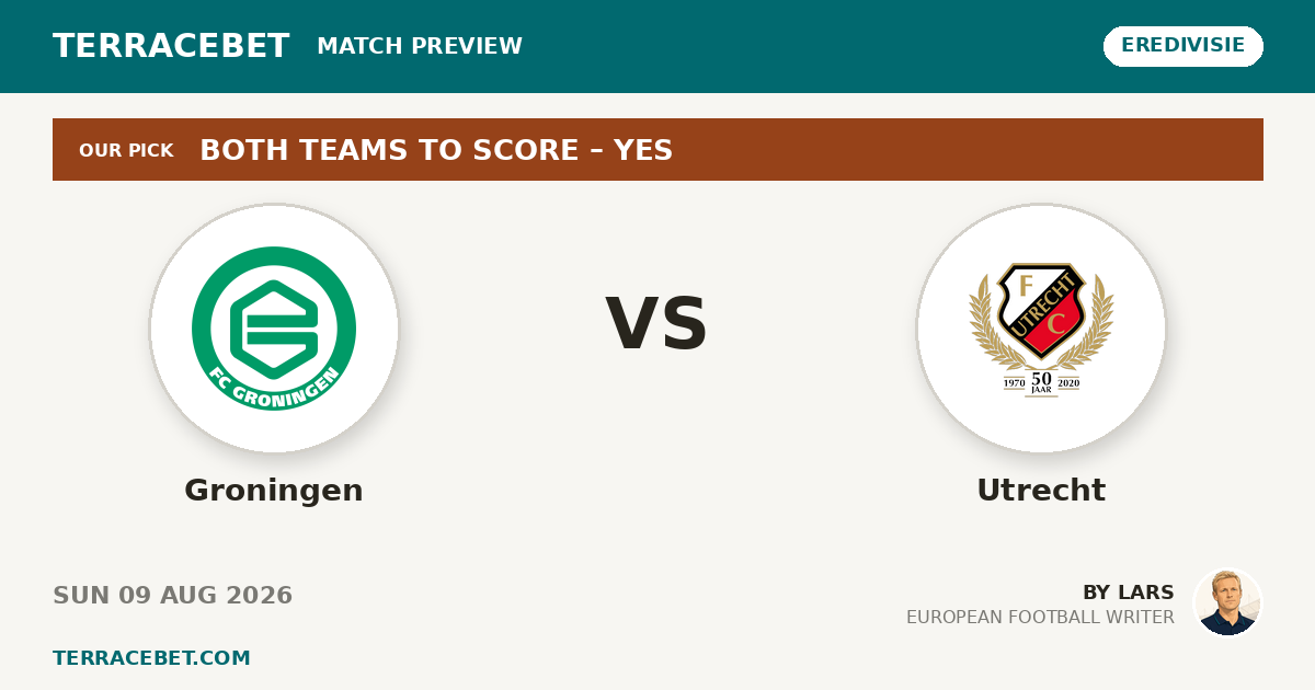 Groningen vs Utrecht preview by Lars for TerraceBet