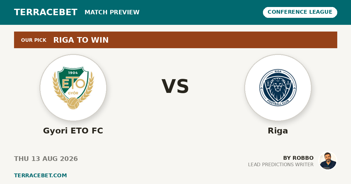 Gyori ETO FC vs Riga preview by Robbo for TerraceBet
