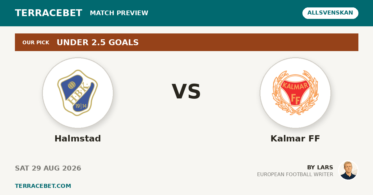 Halmstad vs Kalmar FF preview by Lars for TerraceBet