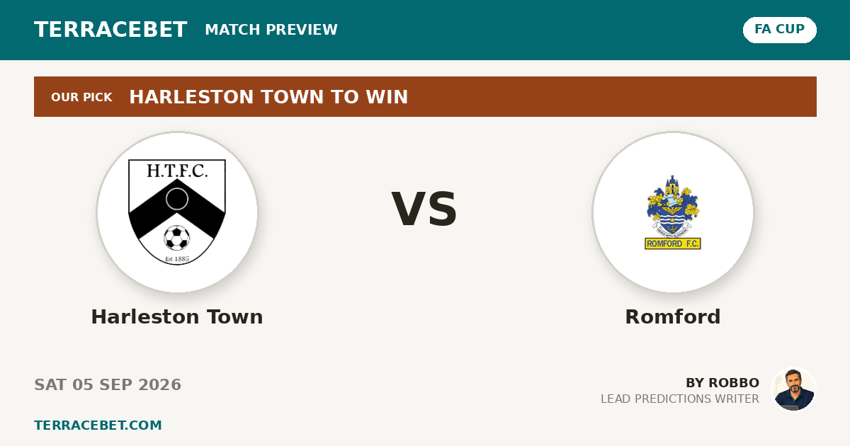 Harleston Town vs Romford preview by Robbo for TerraceBet