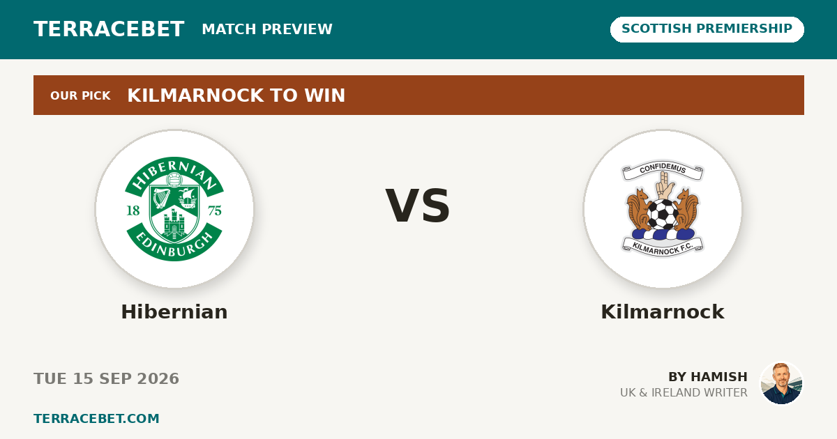 Hibernian vs Kilmarnock preview by Hamish for TerraceBet