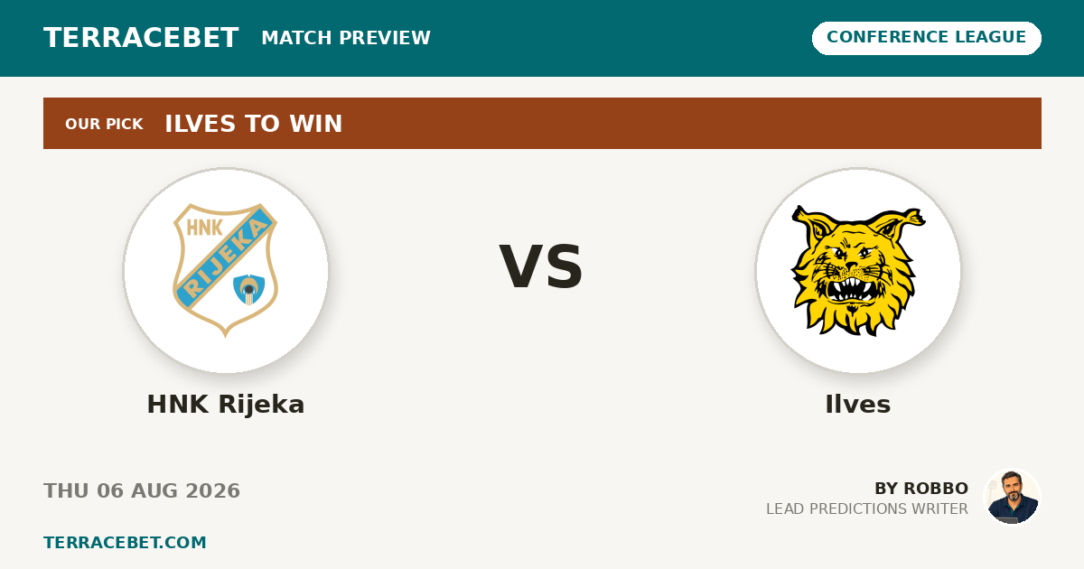 HNK Rijeka vs Ilves preview by Robbo for TerraceBet