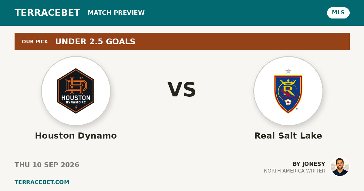 Houston Dynamo vs Real Salt Lake preview by Jonesy for TerraceBet