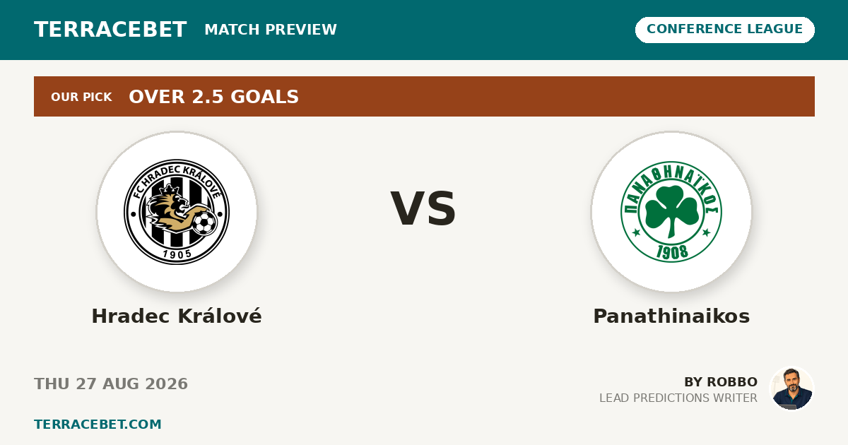 Hradec Králové vs Panathinaikos preview by Robbo for TerraceBet