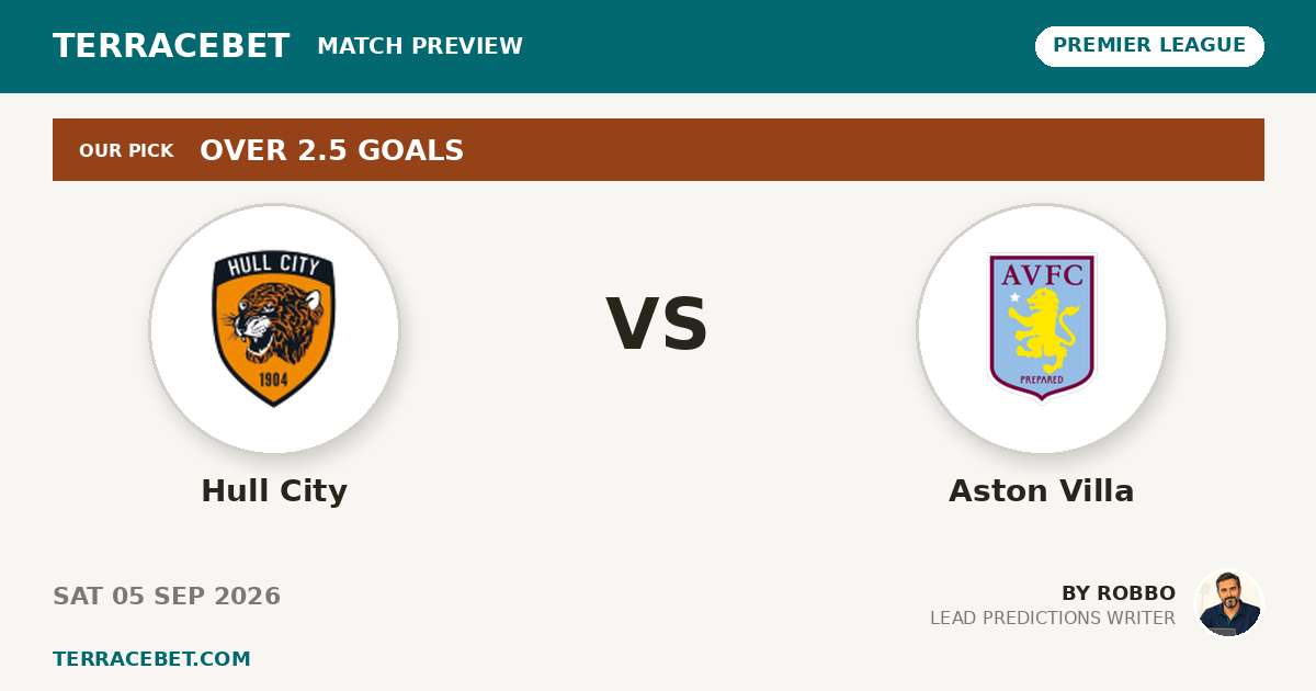 Hull City vs Aston Villa preview by Robbo for TerraceBet