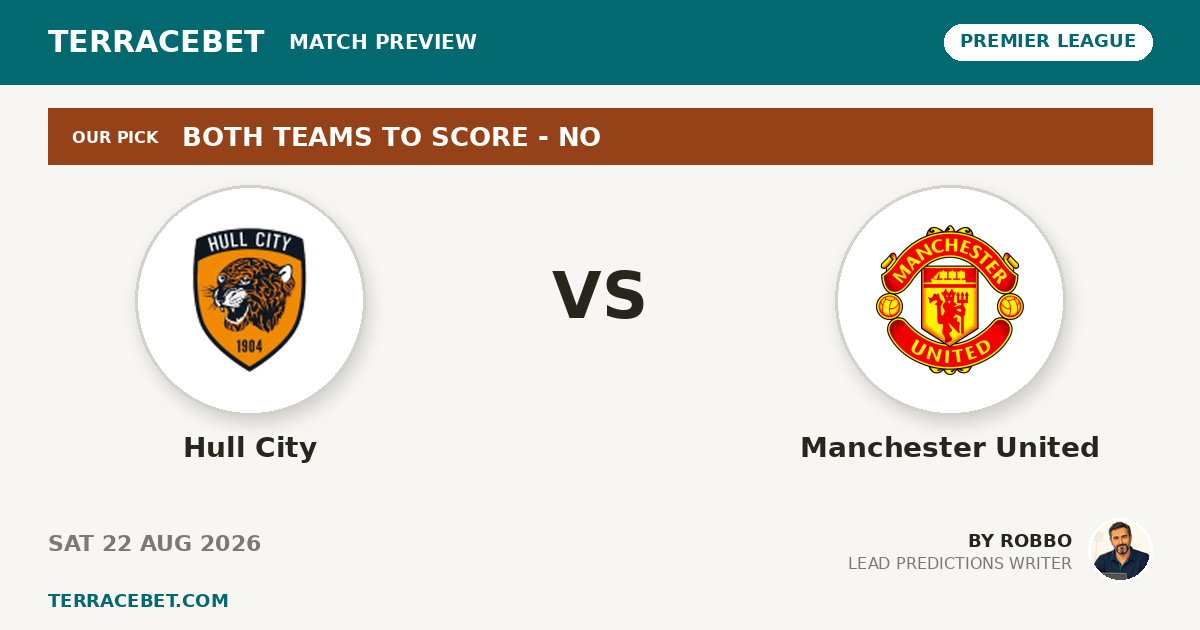 Hull City vs Manchester United preview by Robbo for TerraceBet