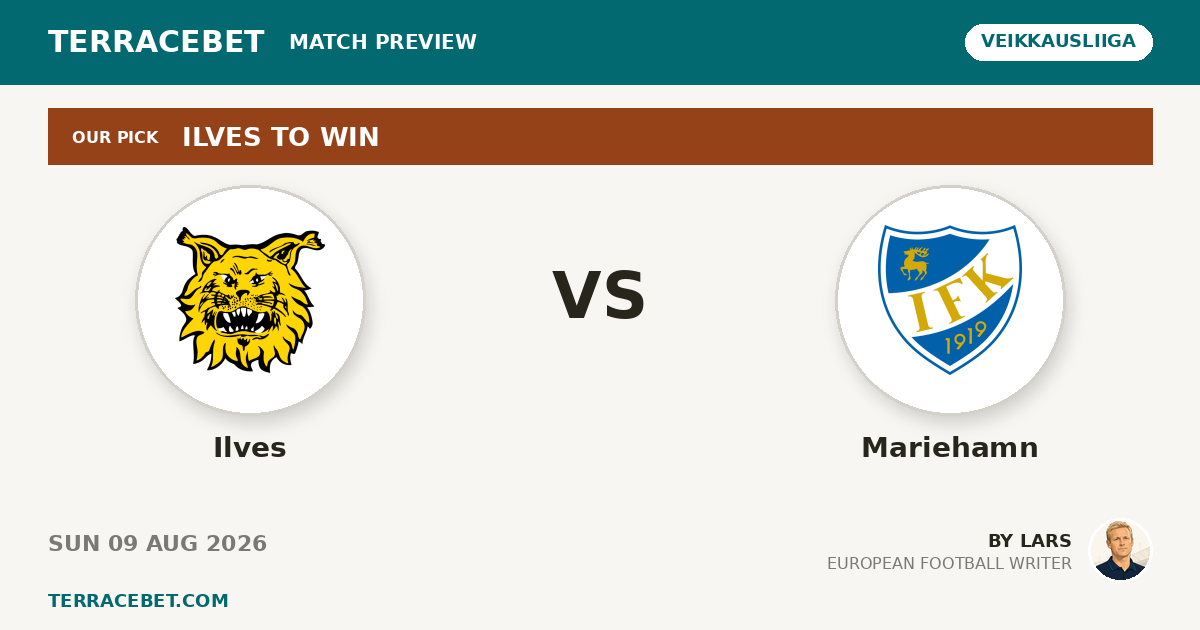 Ilves vs Mariehamn preview by Lars for TerraceBet