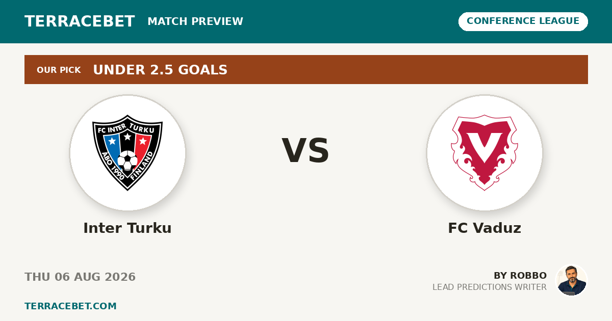 Inter Turku vs FC Vaduz preview by Robbo for TerraceBet
