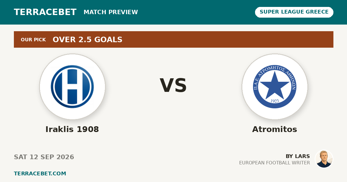 Iraklis 1908 vs Atromitos preview by Lars for TerraceBet