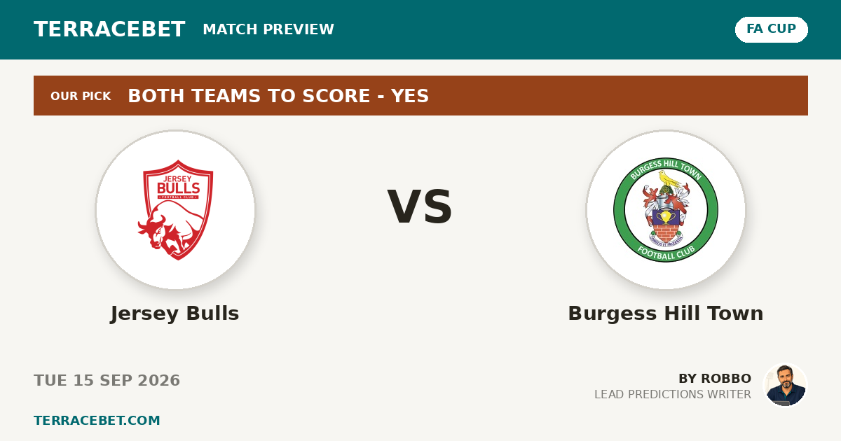 Jersey Bulls vs Burgess Hill Town preview by Robbo for TerraceBet