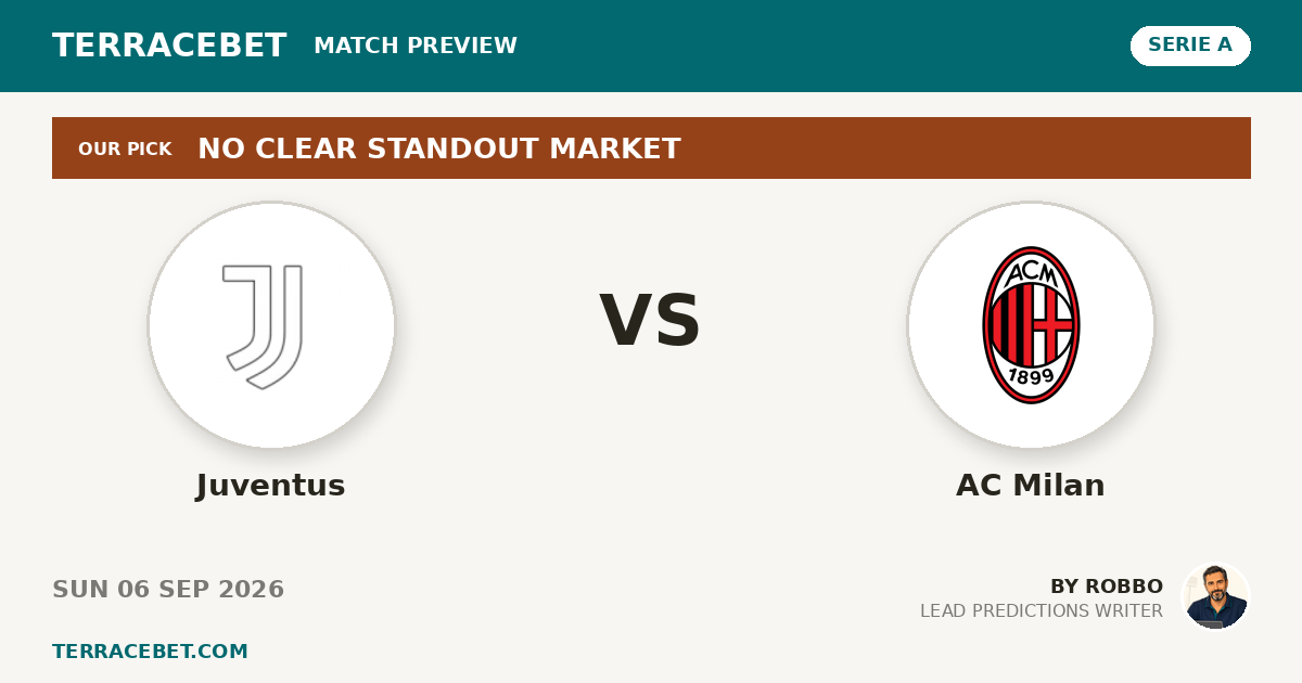 Juventus vs AC Milan preview by Robbo for TerraceBet