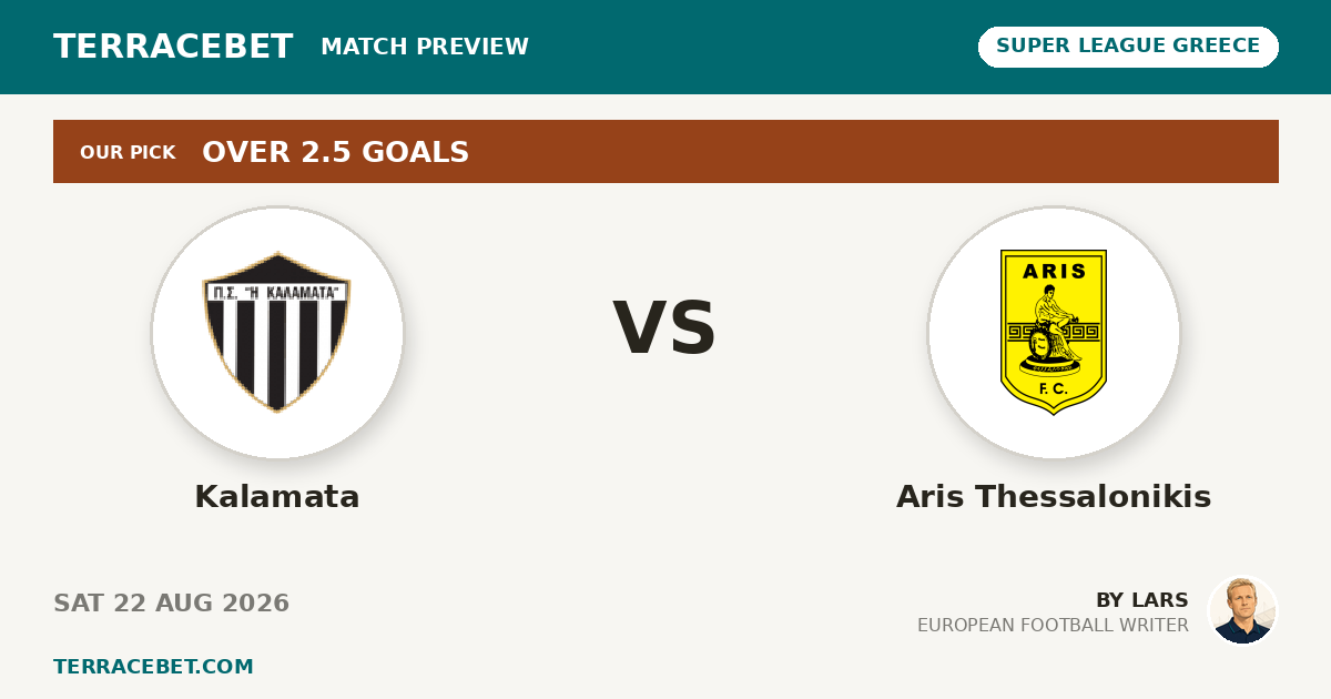 Kalamata vs Aris Thessalonikis preview by Lars for TerraceBet