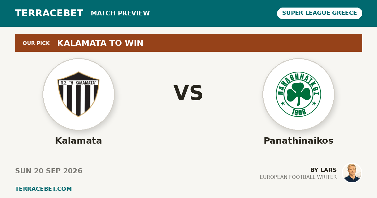 Kalamata vs Panathinaikos preview by Lars for TerraceBet