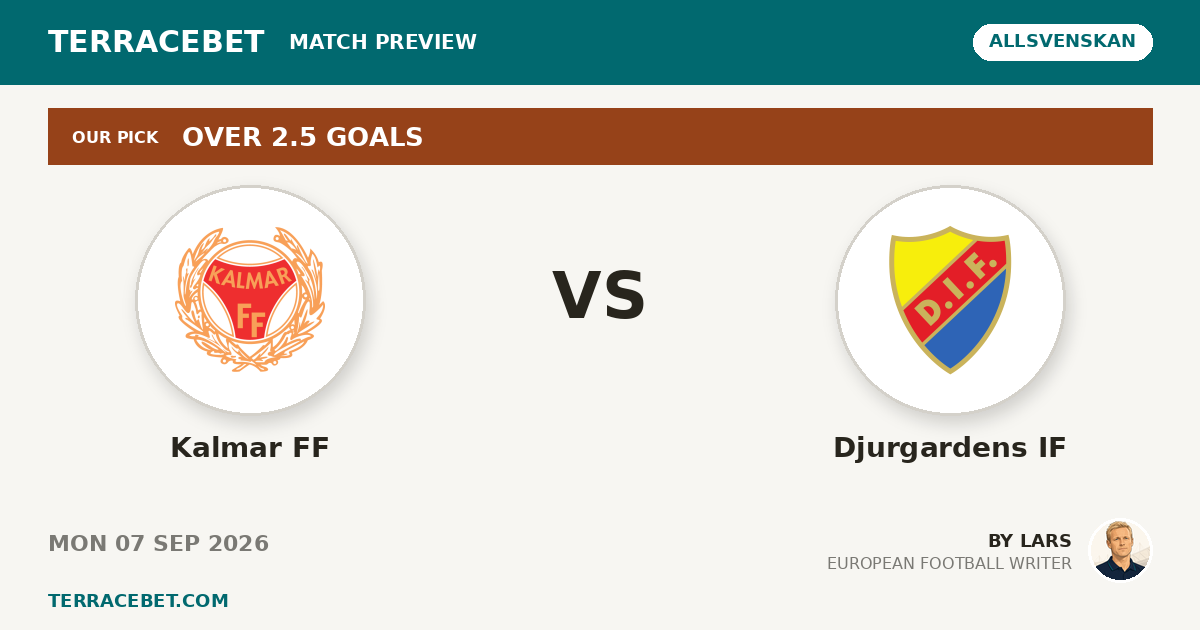 Kalmar FF vs Djurgardens IF preview by Lars for TerraceBet