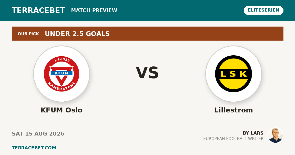 KFUM Oslo vs Lillestrom preview by Lars for TerraceBet