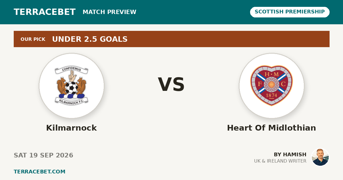 Kilmarnock vs Heart Of Midlothian preview by Hamish for TerraceBet