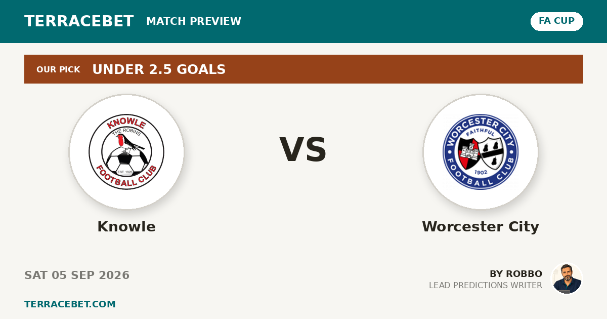 Knowle vs Worcester City preview by Robbo for TerraceBet
