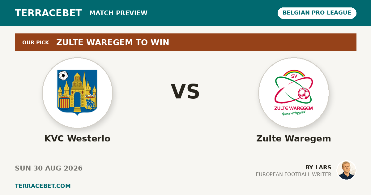 KVC Westerlo vs Zulte Waregem preview by Lars for TerraceBet