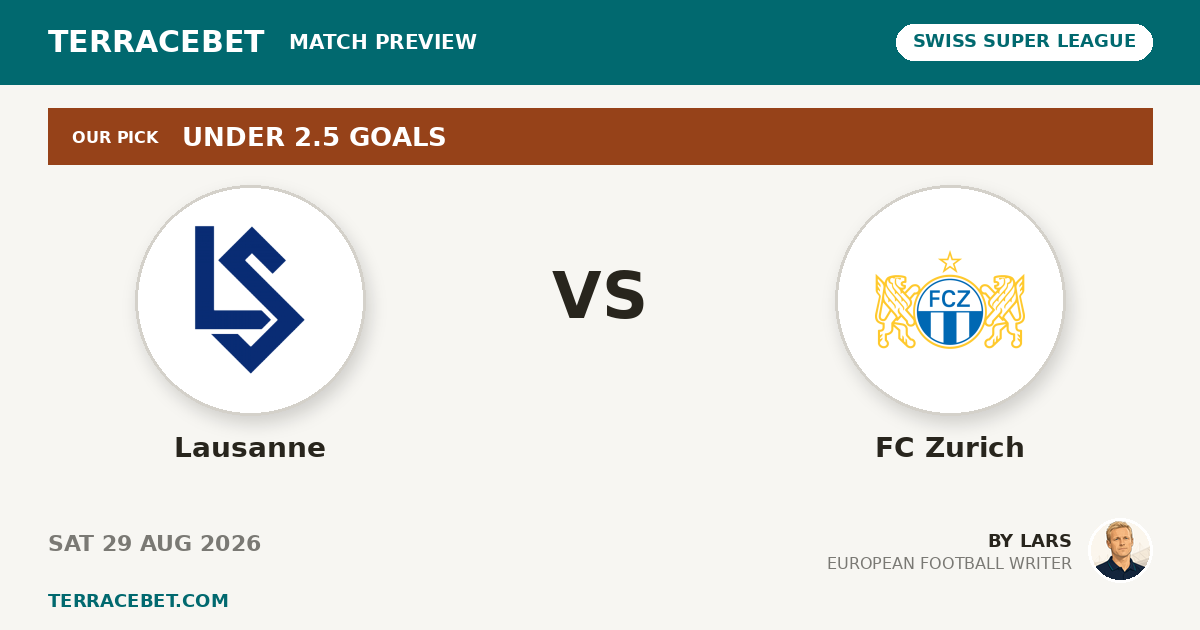 Lausanne vs FC Zurich preview by Lars for TerraceBet