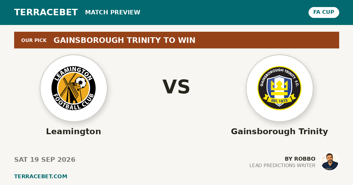 Leamington vs Gainsborough Trinity preview by Robbo for TerraceBet