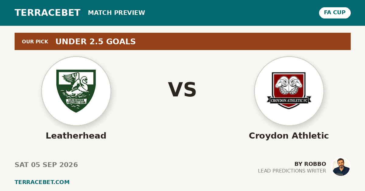 Leatherhead vs Croydon Athletic preview by Robbo for TerraceBet