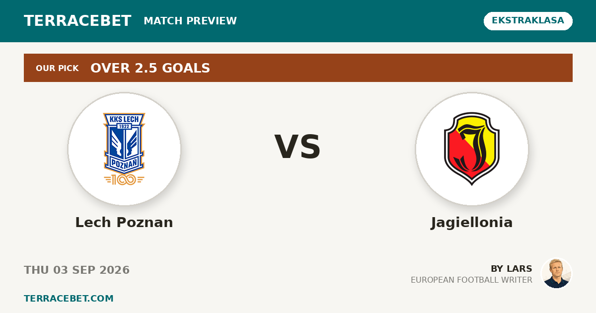 Lech Poznan vs Jagiellonia preview by Lars for TerraceBet